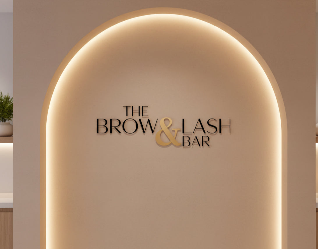 Enseigne laser 3D personnalisée avec logo - Enseigne murale en acrylique pour entreprise