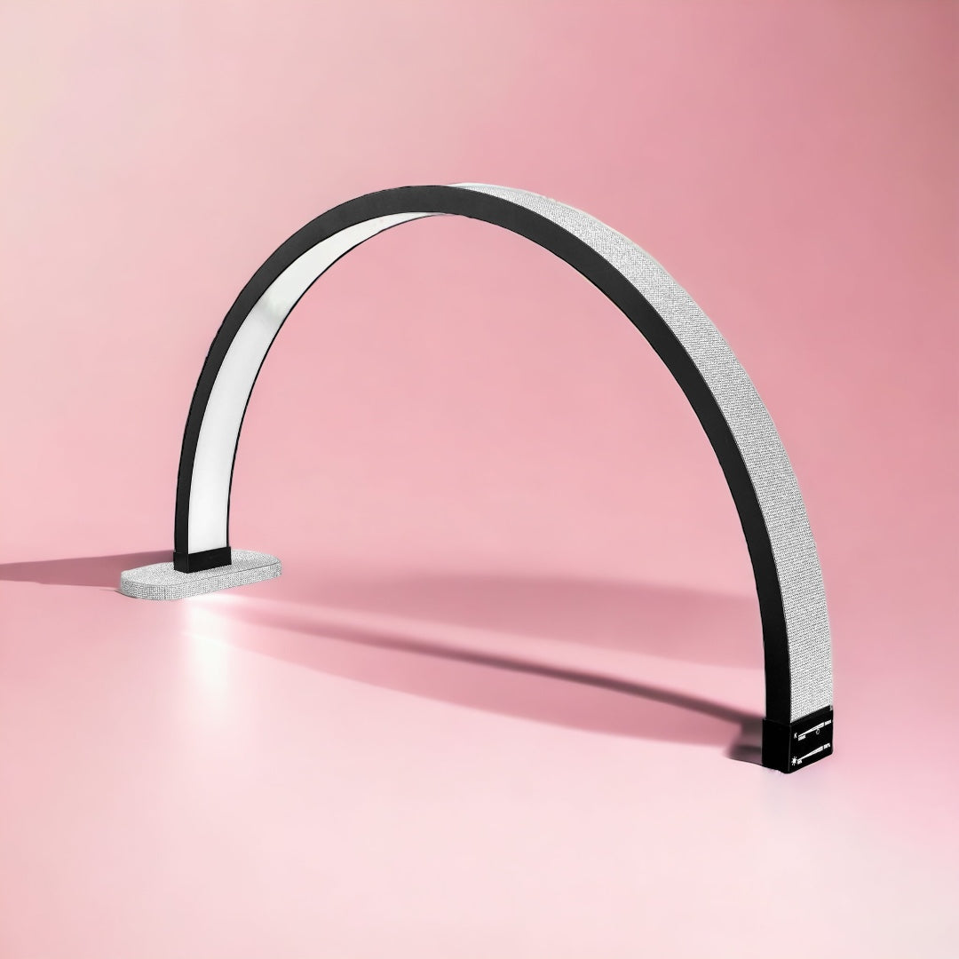 Lampe de bureau Half Moon Diamond 30 pouces - Lampe LED autonome pour ongles