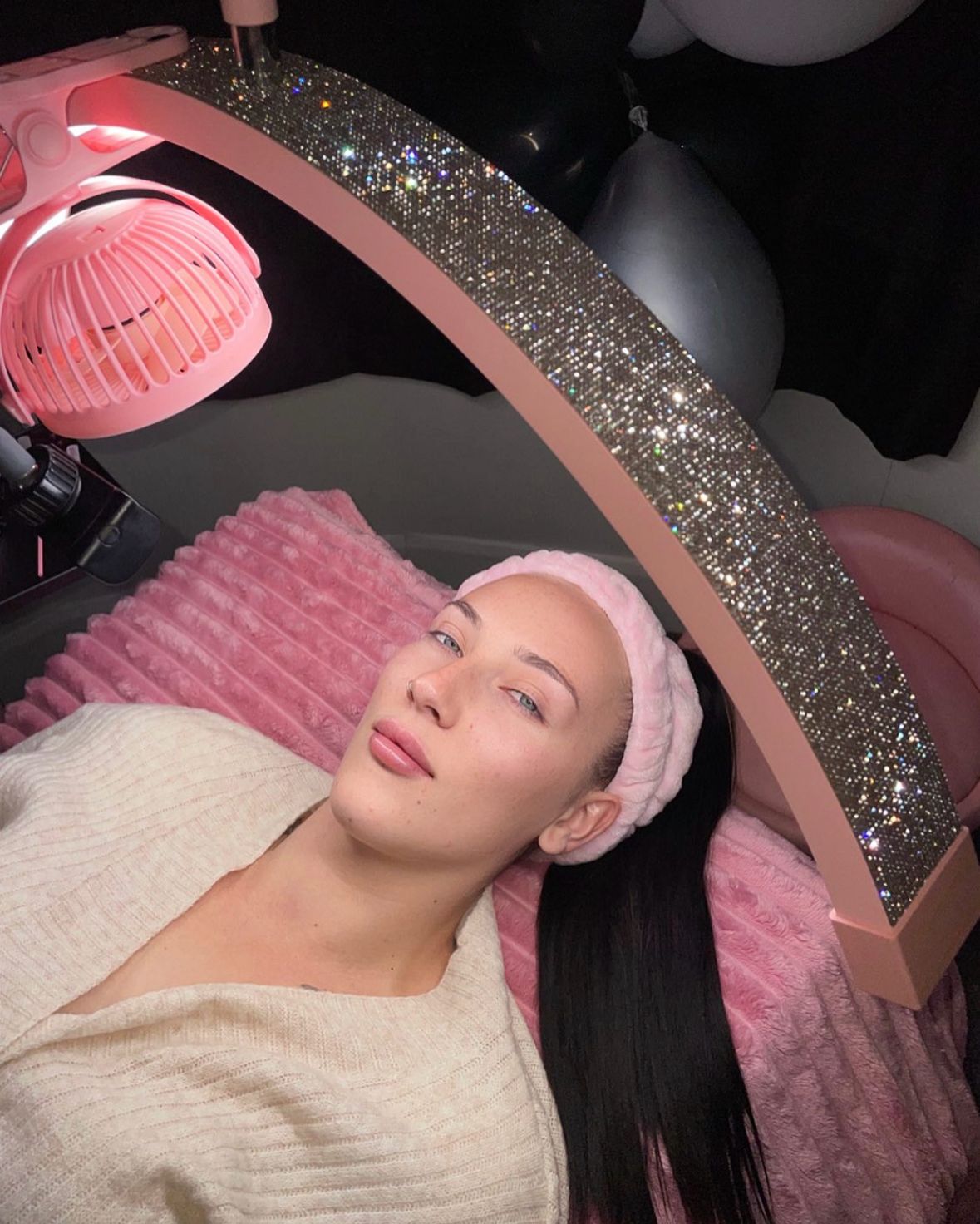 Lampe Diamond Half Moon - Lampe professionnelle pour soins esthétiques 28 pouces | RJ Moon Pro