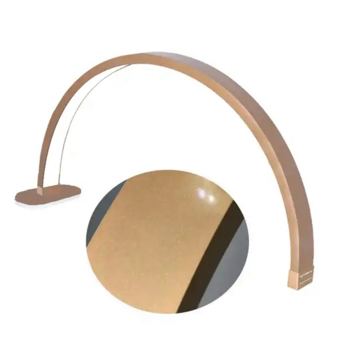 Lampe de bureau Half Moon 30 pouces - Lampe LED autonome pour ongles