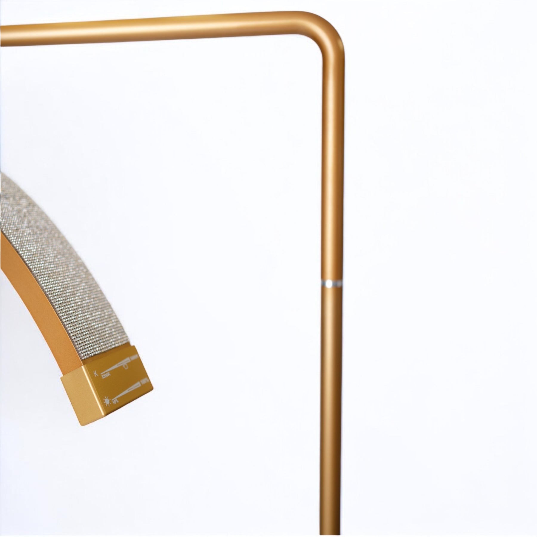 Lumière professionnelle à LED or diamant