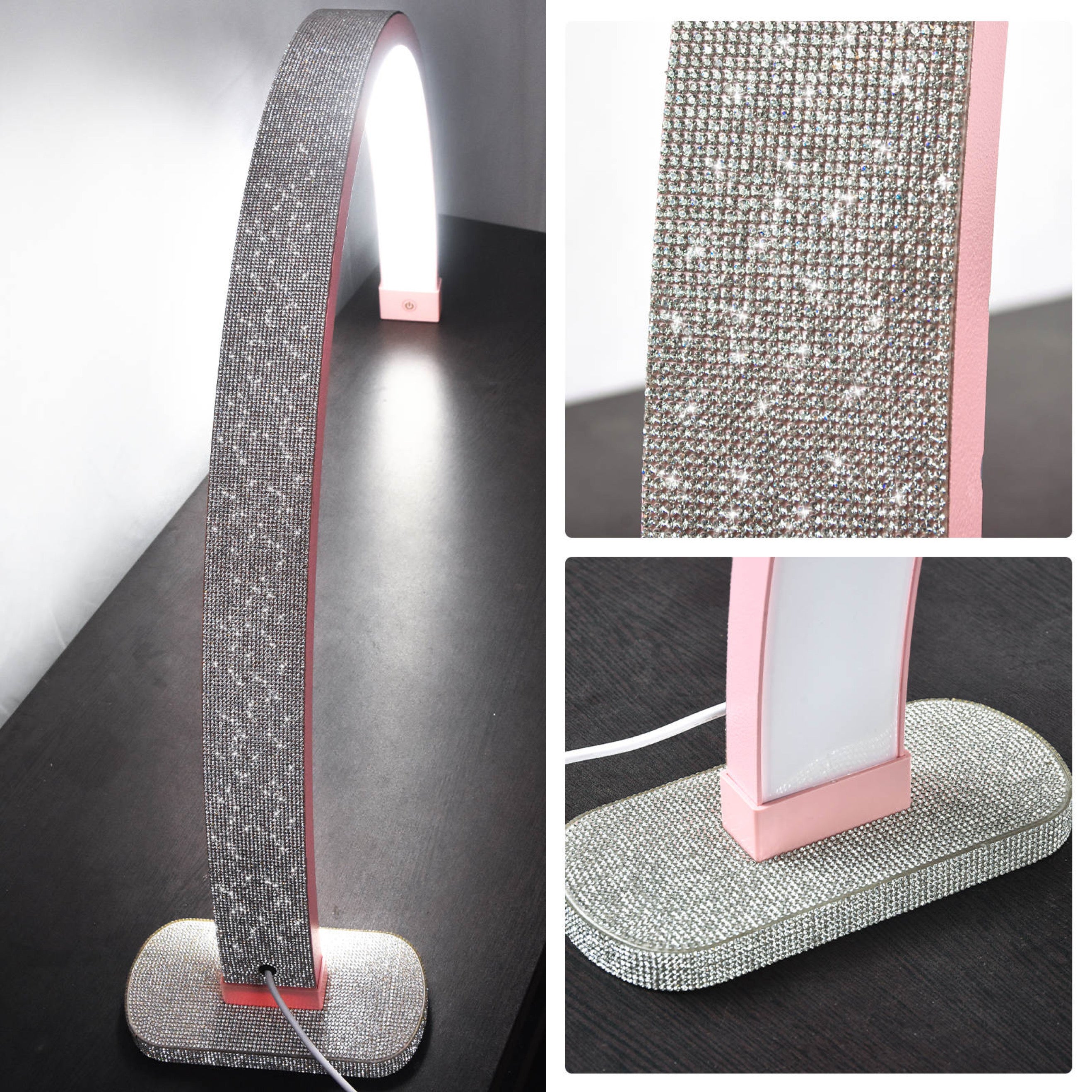 Lampe de bureau Half Moon Diamond 30 pouces - Lampe LED autonome pour ongles