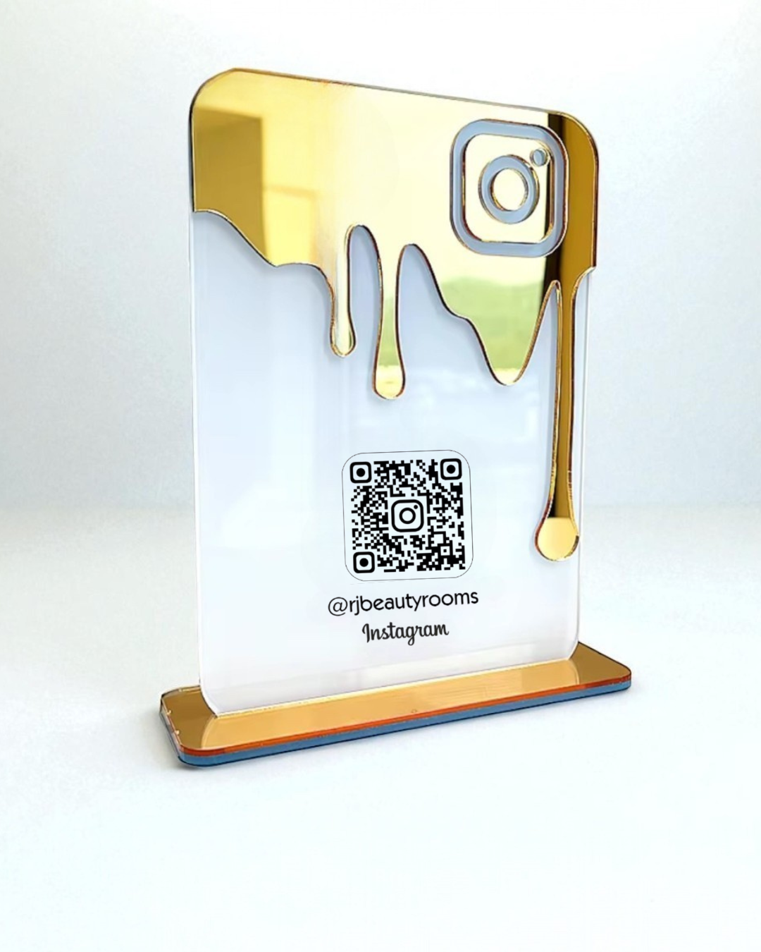 Panneau personnalisé avec code QR Instagram