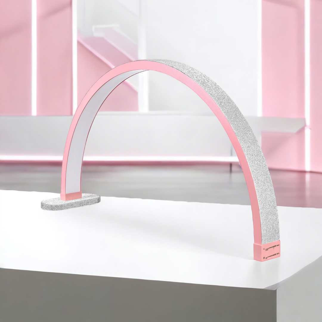 Lampe de bureau Half Moon Diamond 30 pouces - Lampe LED autonome pour ongles