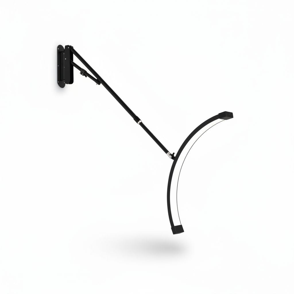 Luminaire décoratif demi-lune mural