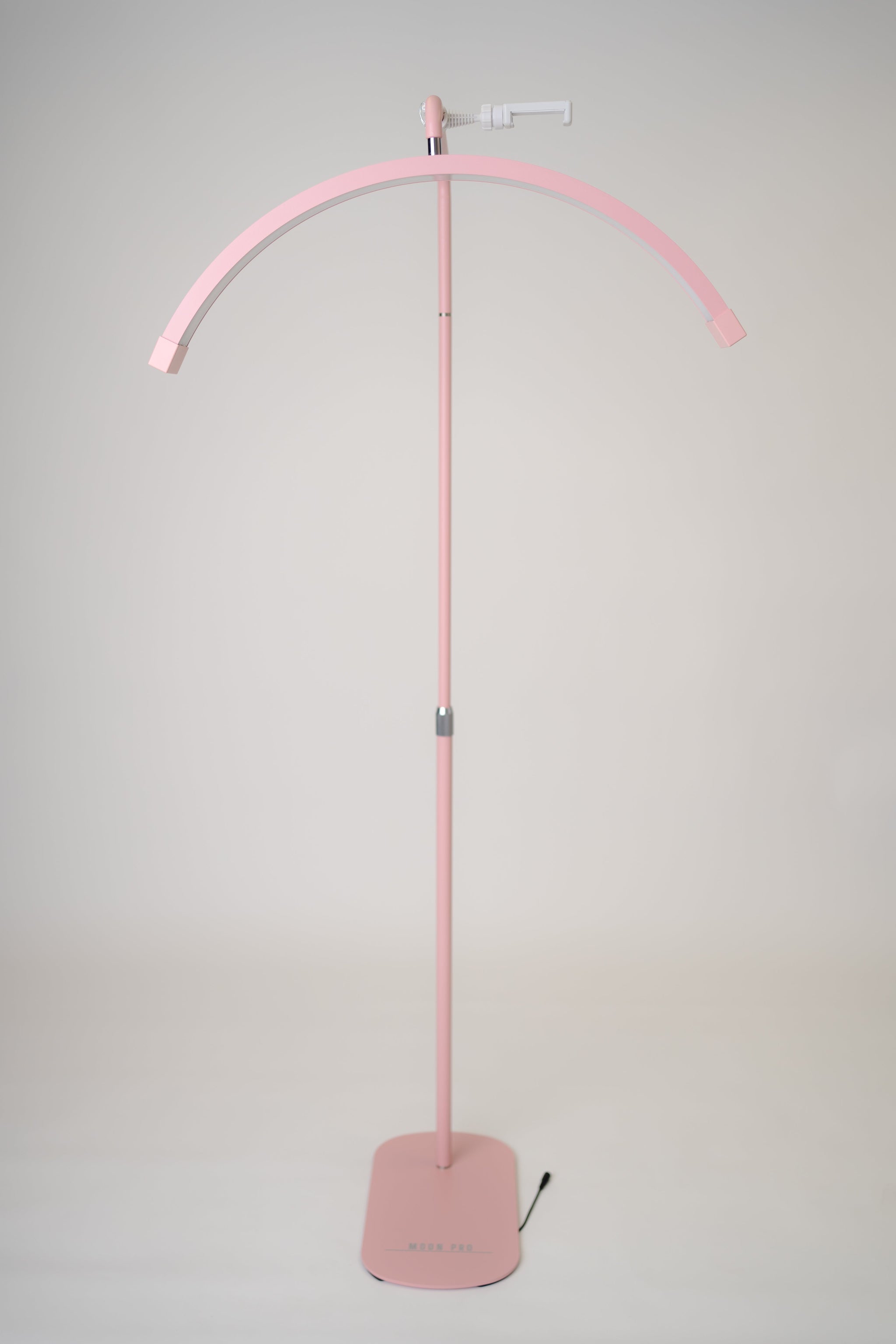 Lampe demi-lune rose