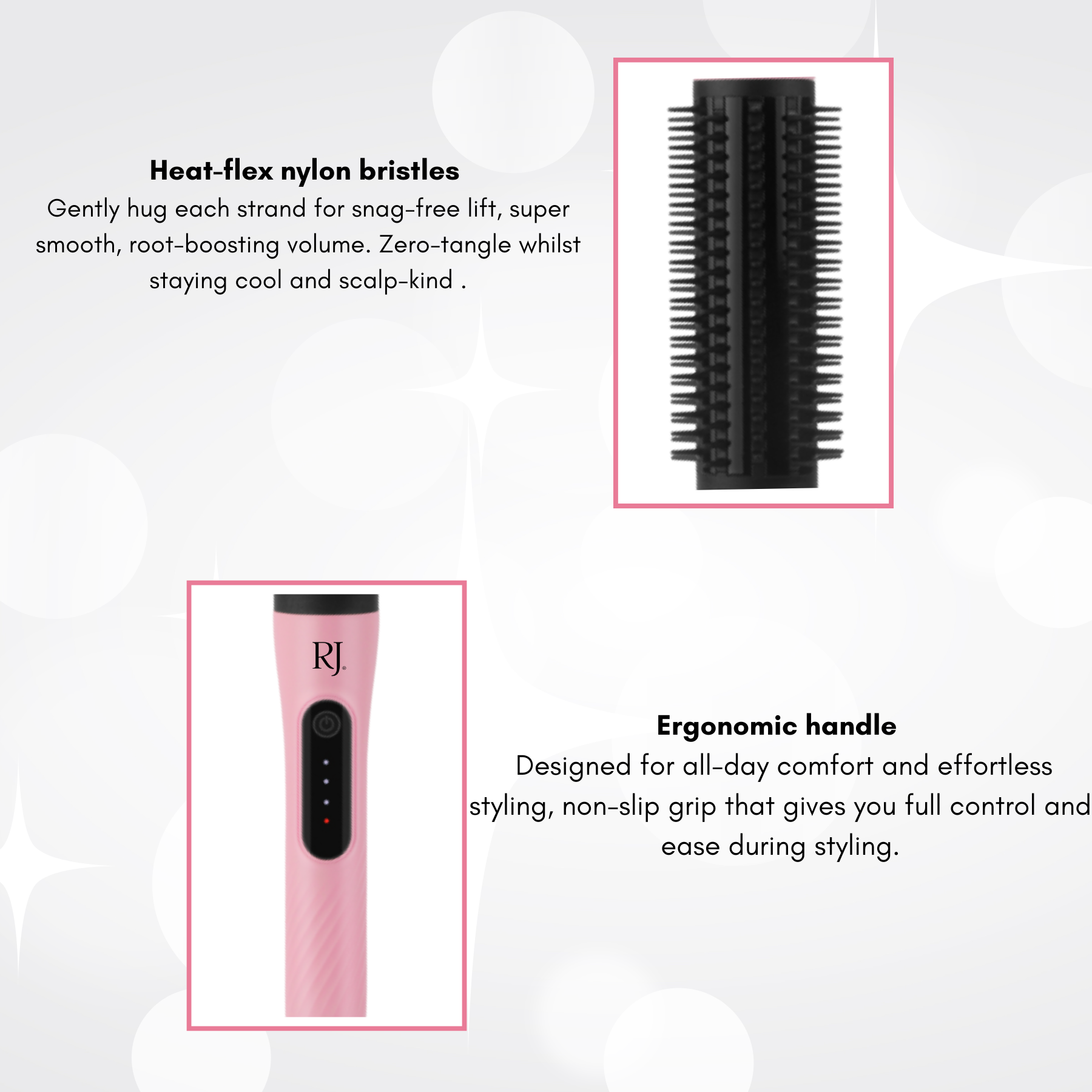 RJ Bounce Brosse chauffante