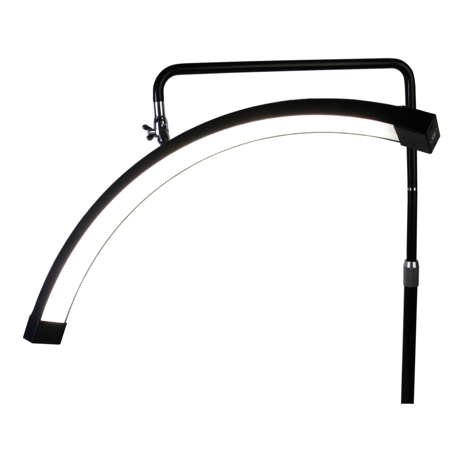 Lampe à ongles Half Moon Beauty Desk 25 pouces - Fixation par pince,  Extensible