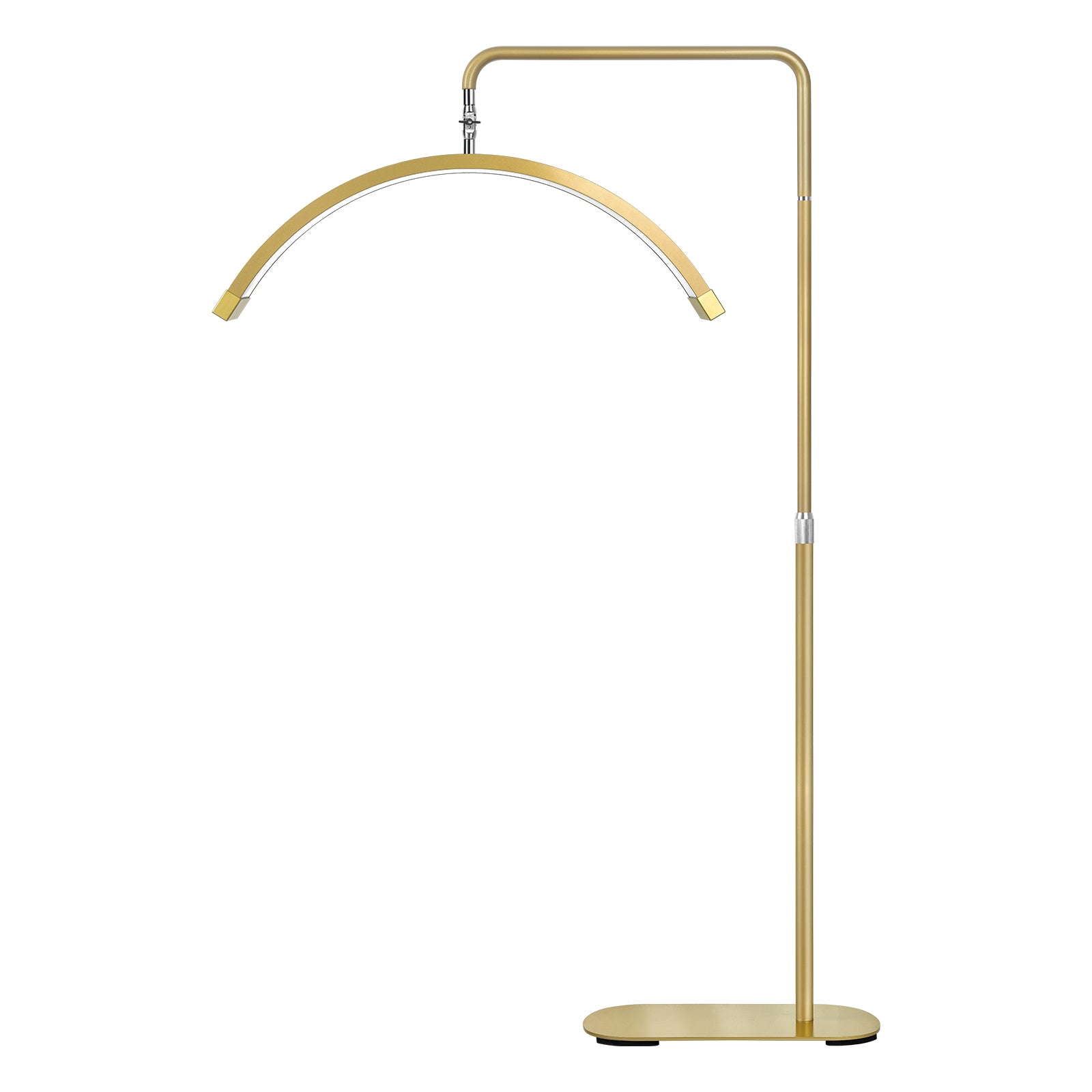 Lampe diamant multi-angle Half Moon - Éclairage LED professionnel pour la beauté 28 pouces | RJ Moon Pro X