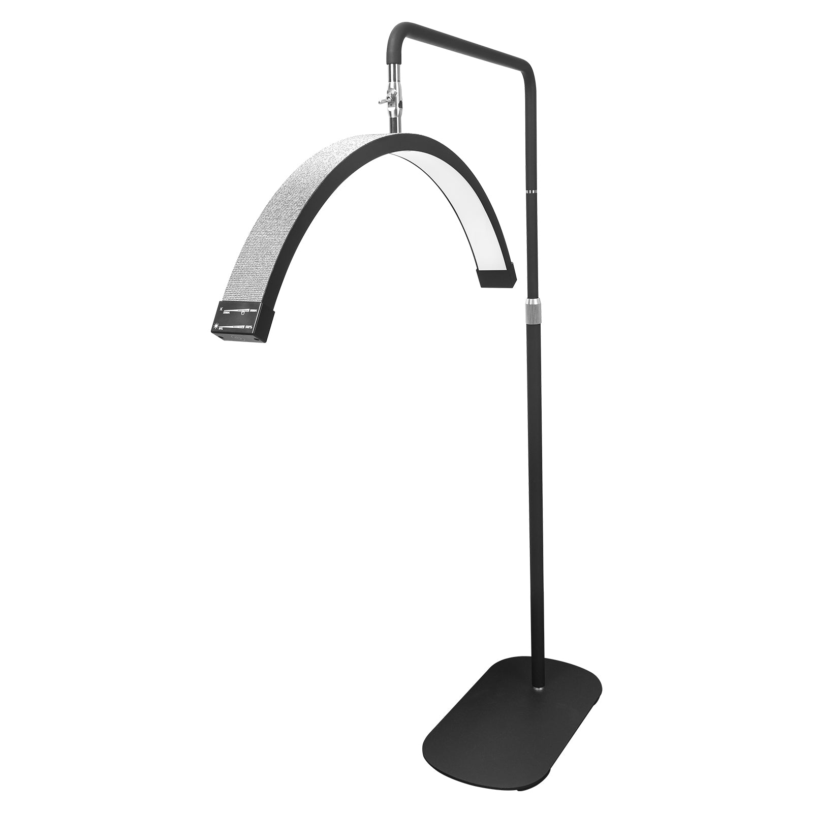 Lampe diamant multi-angle Half Moon - Éclairage LED professionnel pour la beauté 28 pouces | RJ Moon Pro X