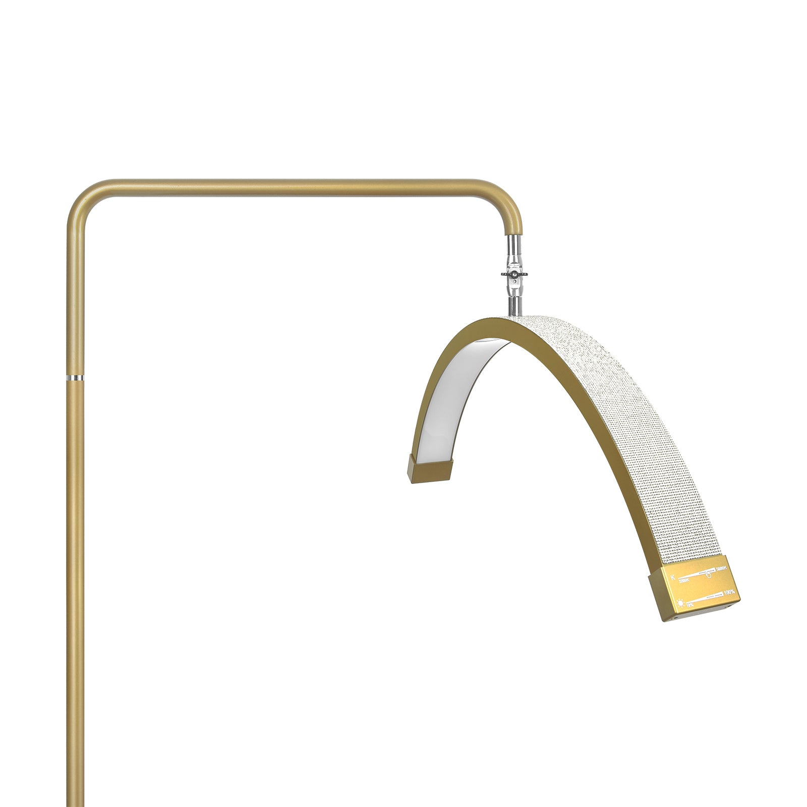 Lampe diamant multi-angle Half Moon - Éclairage LED professionnel pour la beauté 28 pouces | RJ Moon Pro X