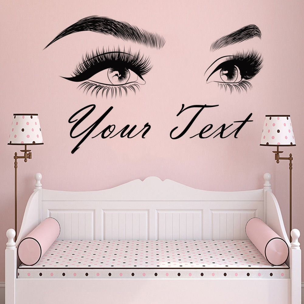 Autocollant mural en vinyle personnalisé