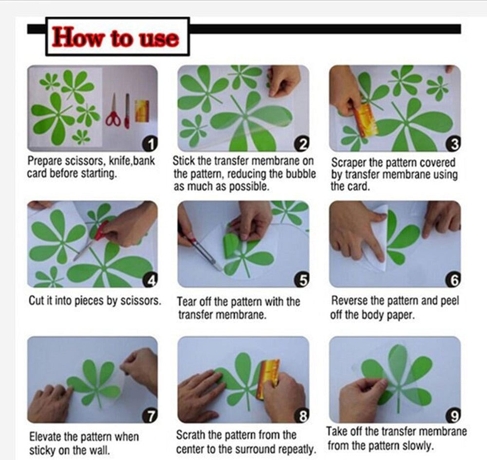 Autocollant mural en vinyle personnalisé